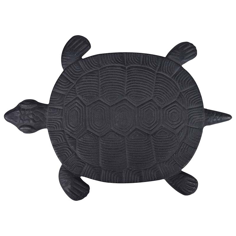 Pas japonais tortue en fonte - Décoration jardin