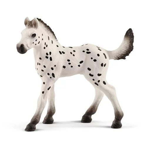 Pour transformer vos extérieurs：Figurine Poulain Knabstrupper plastique 9x2x8 cm à partir de 5 ans