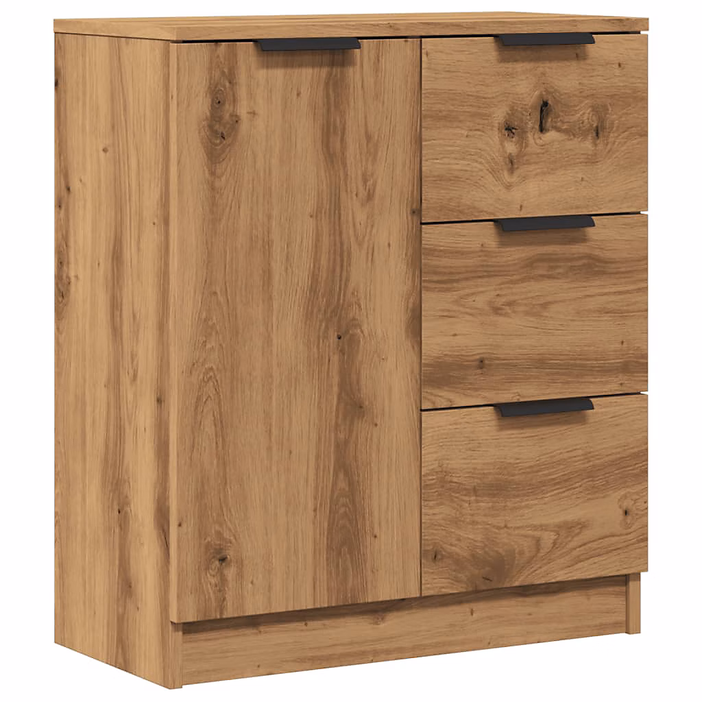 Buffet chêne artisanal 60 × 30 × 70 cm bois d'ingénierie vidaXL