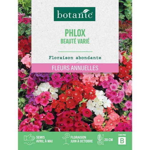 Équipement pour le jardin：Graines de fleurs de Phlox beauté varié botanic®