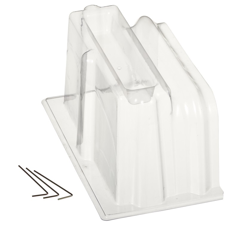 Embout de fermeture tunnel souple H22cm - Lot de 2