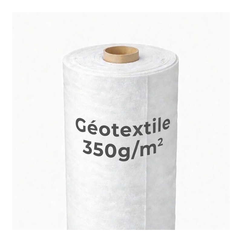 Géotextile 350 g/m² pour bassin et allées - sur mesure