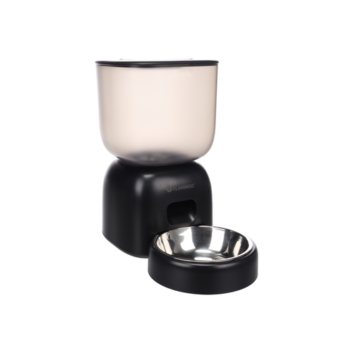 DISTRIBUTEUR AUTOMATIQUE DE NOURRITURE 'BLIDO' FLAMINGO® - NOIR - 3L
