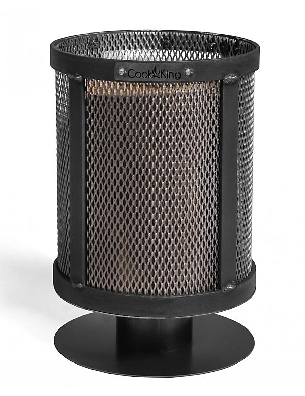 Bougeoir sur pieds extérieur DAKAR en acier noir 20cm – Réf. FVNIGXLHT3727103882
