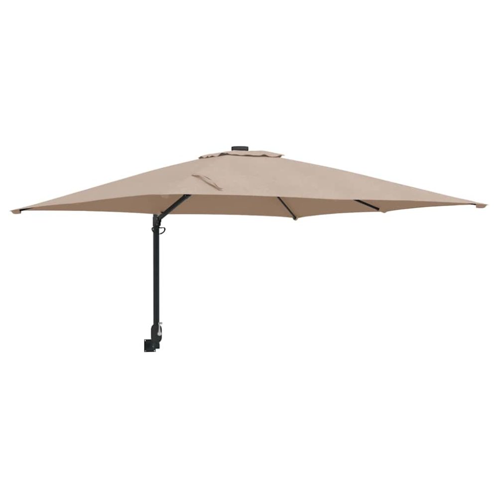 vidaXL Parasol de jardin 248,5 x 247,5 x 160 cm Polyester et Acier