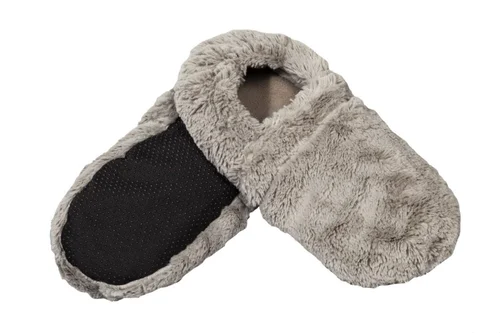 Pour aménager vos extérieurs：Chaussons bouillote gris Artisan du Bien-être - 36/42