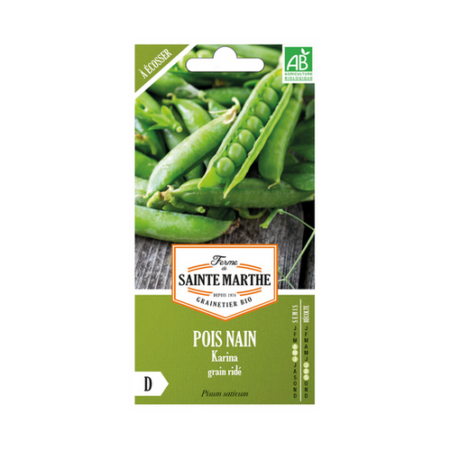 GRAINES POIS NAIN KARINA GRAIN RIDE À ÉCOSSER BIO - 80G
