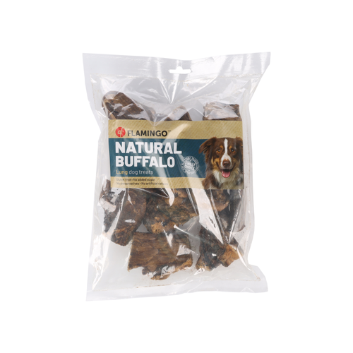 FRIANDISE POUR CHIEN FLAMINGO® - POUMONS DE BUFFLE - 150G