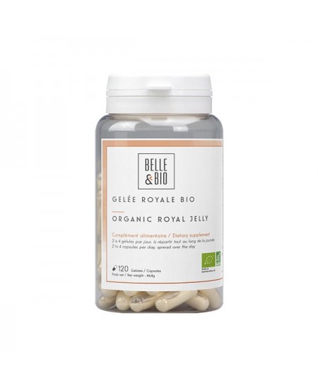 Belle et Bio - Gelée royale lyophilisée bio - 120 gélules