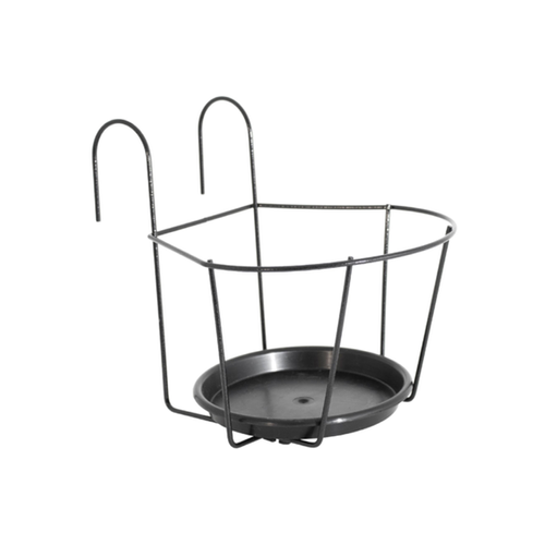 PORTE-POT POUR BALCON ARTEVASI® - 16CM - ANTHRACITE