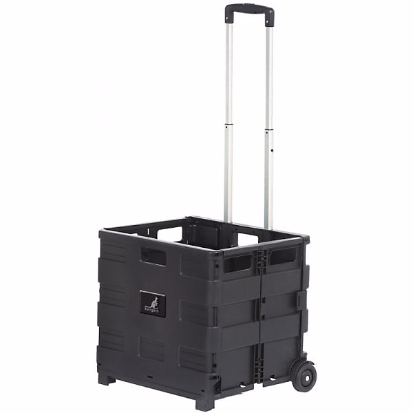 Boîte de rangement – Chariot de transport pliant avec caisse pliante