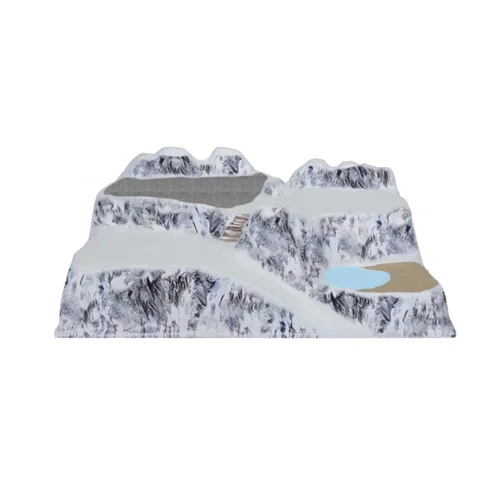 Style extérieur：Base de village de Noël My Village Vedeco couleur Lagazoi - 58 x 38 cm