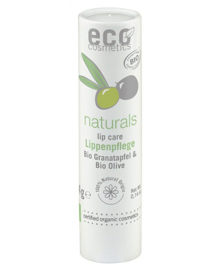 Eco Cosmetics - Baume à lèvres Grenade et Huile d'Olive - 4 gr