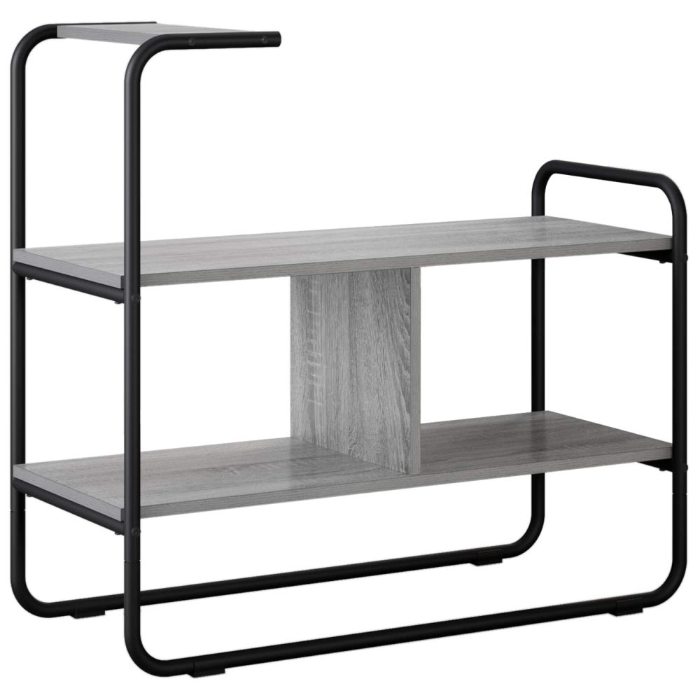 vidaXL Table console Sonoma gris 80 x 35 x 75 cm Bois d'ingénierie