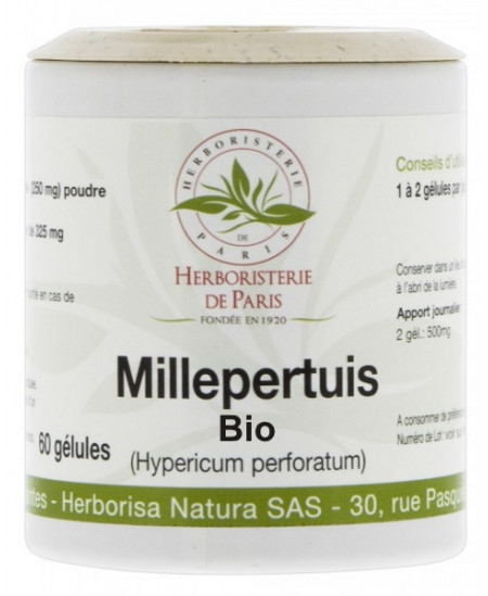 Herboristerie de Paris - Millepertuis bio 250mg - 60 gélules